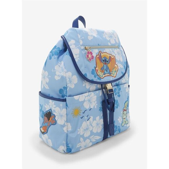 Disney Lilo & Stitch Hibiscus Blue Backpack main image 4